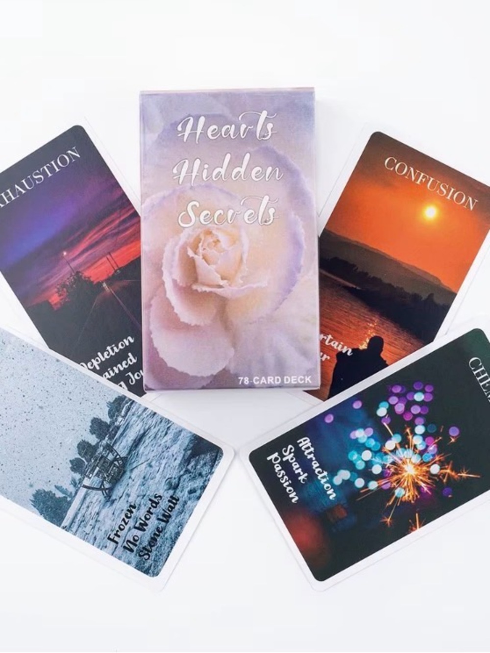 Hearts Hidden Secrets Oracle Deck - 78-Card Set